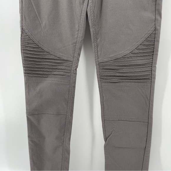 Prana Brenna Skinny Jeans Gray Ribbed Textured 8 - Picture 3 of 7